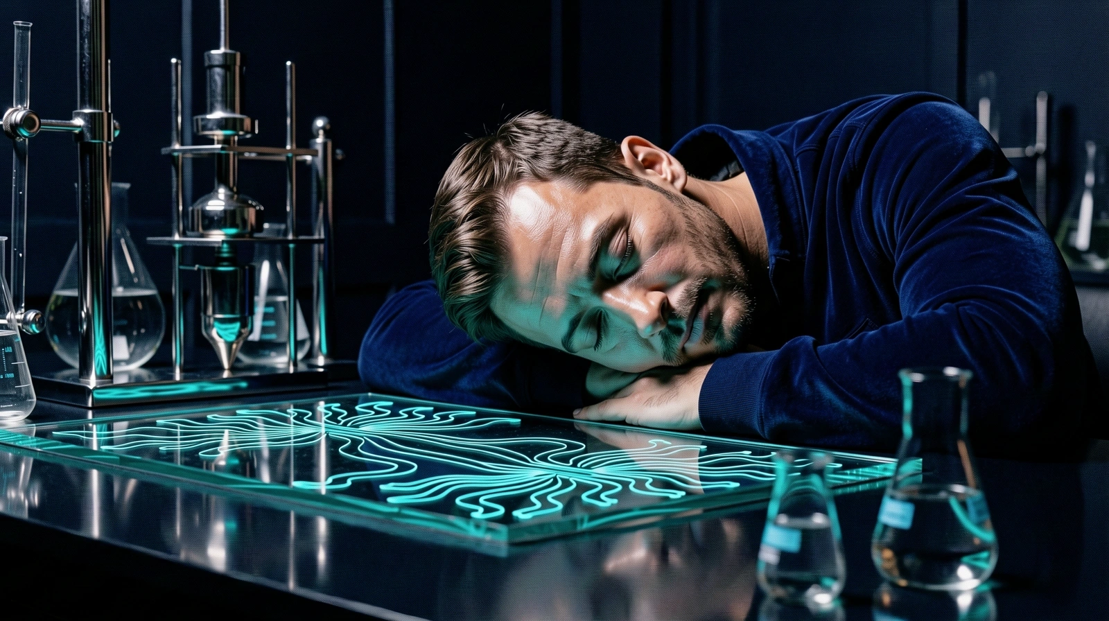 Abstraktná vizualizácia metabolickej rovnováhy